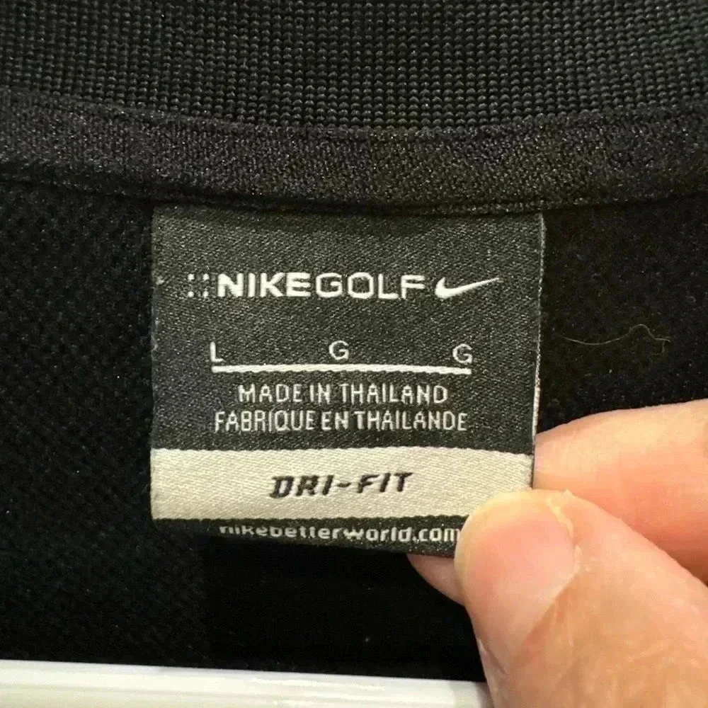 NIKE GOLF DRI FIT LARGE gray men